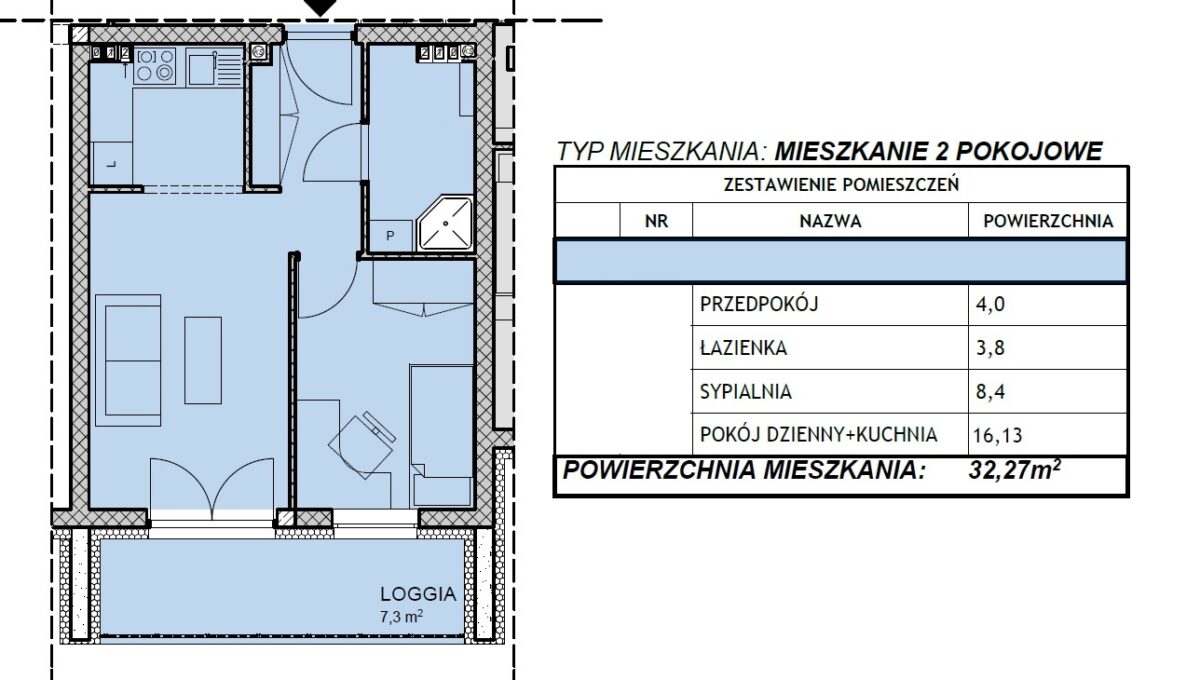 Lubelska_w_Rzeszowie_mieszkanie_do_sprzedania_dwa_małe_pokoje_rzut